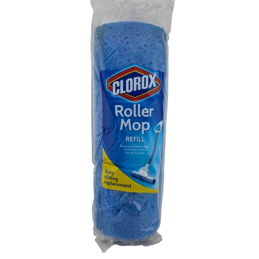 Clorox Roller Mop Refill Antimicrobial Sponge NEW Cleaning Supplies Scrubber
